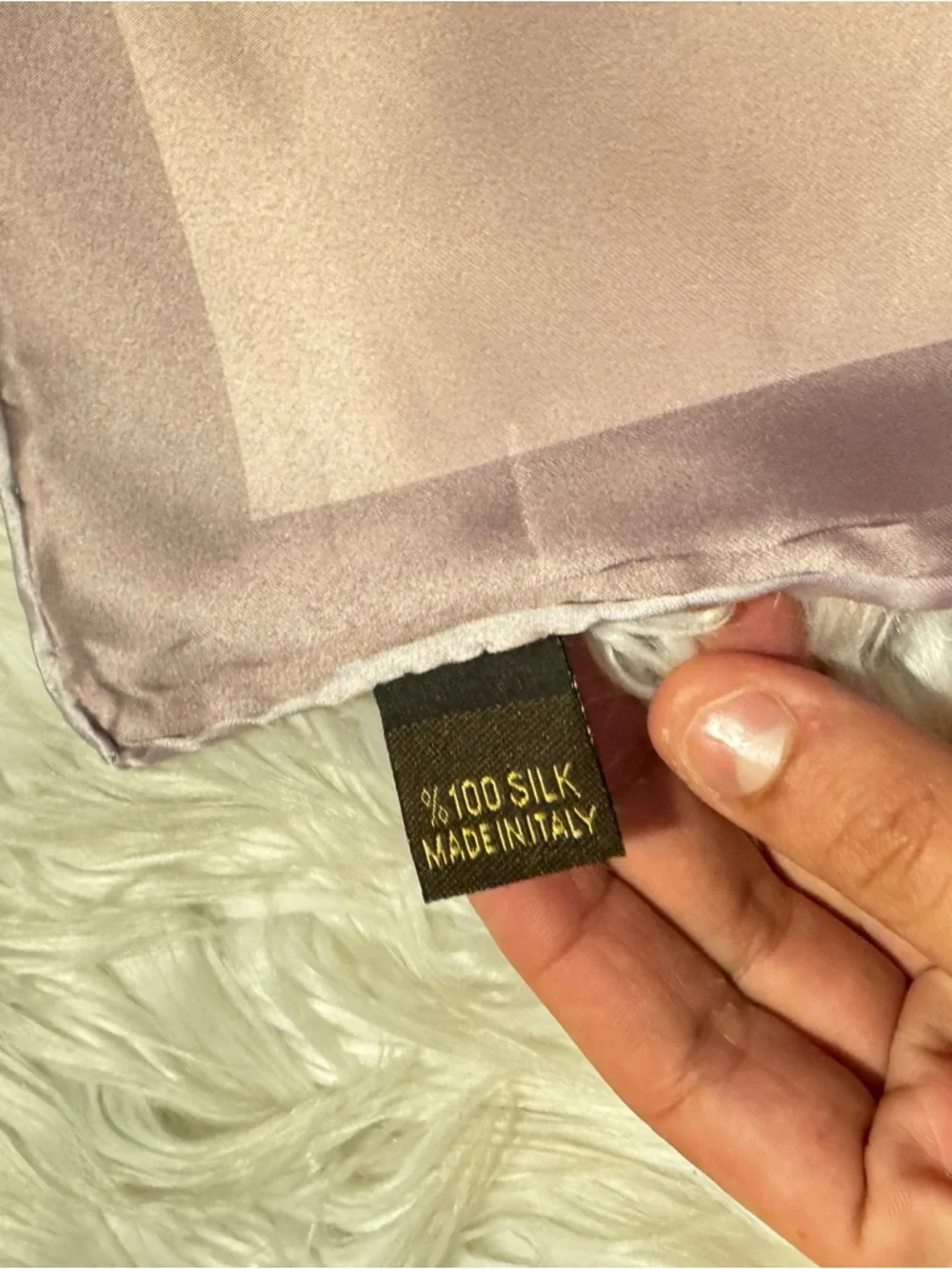 Luxury vibes LOUIS VUlTTON monogram silky scarf 35x35 PURPLE‼️LAST ONE LEFT
